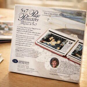 Creative Memories 5x7 Scrapbook Page Protectors Refill Clear Poly Retired NEW
